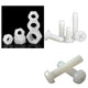 White Nylon Phillips Pan / Countersunk Head Machine Screws with Hex Nuts – M3 M4 M5 M6 M8, Non‑Conductive & Corrosion‑Free