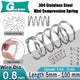 Compression Spring 0.8mm Wire Dia 5mm-100mm Length Small Stainless steel Springs