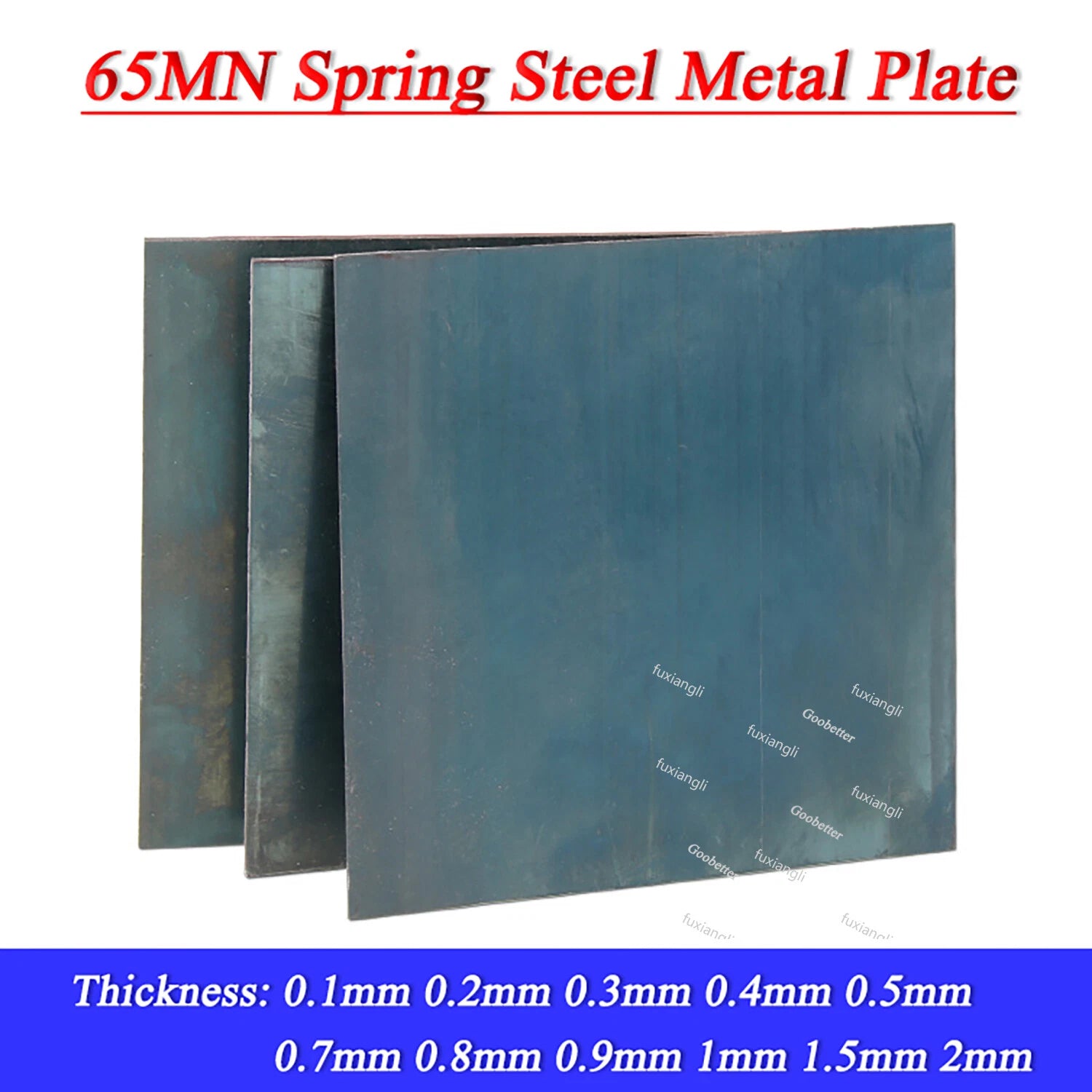 65MN Spring Steel Plate Speciality Metals Quality Flat Sheet Thickness：0.1mm-2mm