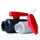 UPVC Ball Valves White  Grey Φ20mm~Φ90mm UPVC Plumbing Fittings On Off Valves