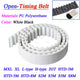 PU Open Timing Belt — 2GT HTD-3M 5M 8M S2M S3M S5M S8M XL L H MXL | CNC & 3D Printer