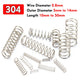 10X Compression Spring 5-14mm Diameter 10-50mm Long Wire Dia 0.8mm Pressure Big