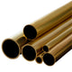Brass Round Tube Pipe H65 (CuZn35) — 0.2–2mm Wall, 1–80mm OD, 300mm Length