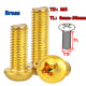 M5 Brass Pan Head Phillips Machine Screws – 6mm to 50mm Lengths, Fully Threaded