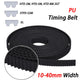 Open Timing Belt — 2GT / HTD-3M / HTD-5M / HTD-8M / STPD-S2M / XL, 6–40mm Wide, Cut to Length