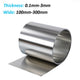 304 Stainless Steel Thin Sheet & Foil Strip Roll — 0.05mm to 3mm Thick