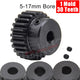 30T Mod1 Steel Pinion Gear With Set Screw 5-17mm Bore Straight Tooth Spur Gears