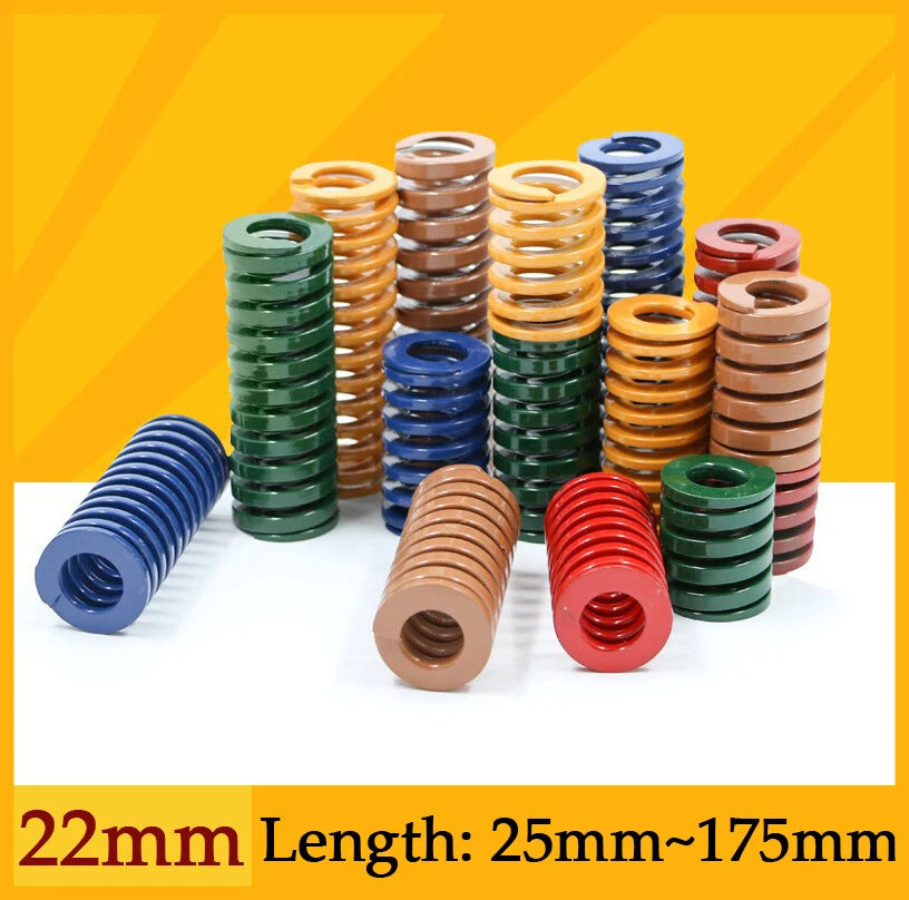 Mould Springs Compression Spring Light/Medium/Heavy Loading Length 25mm~175mm