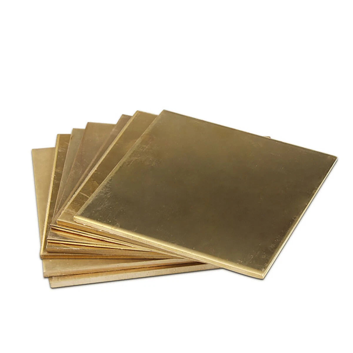 Versatile Brass Sheets for Model & Jewelry Crafting - Multiple Sizes & Thick