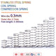 0.3mmWire Dia Stainless Steel Spring Coil Spring Compression Spring Small Spring
