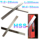 HSS Steel Flat Bar Strip Metal Plate Lathe Turning Tools 2~28mm Thick 200mm Long