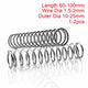 60-100mm Compression Spring 1.5-2mm Wire 304 Stainless Steel Pressure Springs