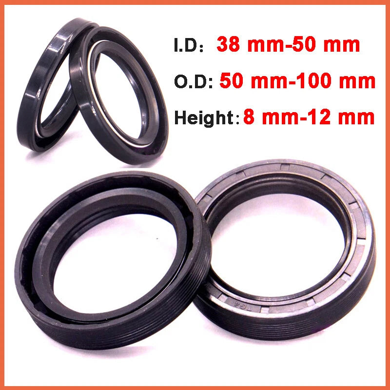 TC FB Skeleton Oil Seal | NBR Double Lip Rotary Shaft Seal | ID 38–50mm