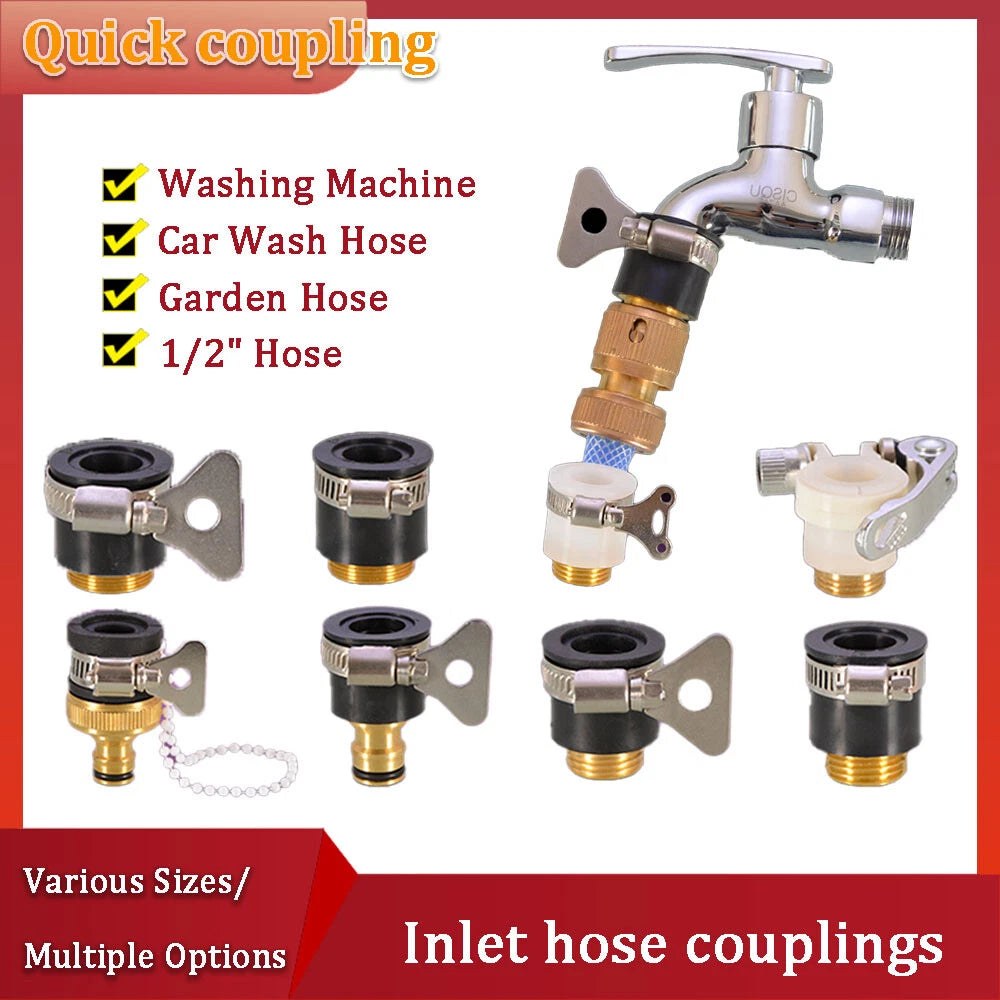 Universal Tap Connector To Garden Hose Pipe Mixer Kitchen Bath  Hose Connector