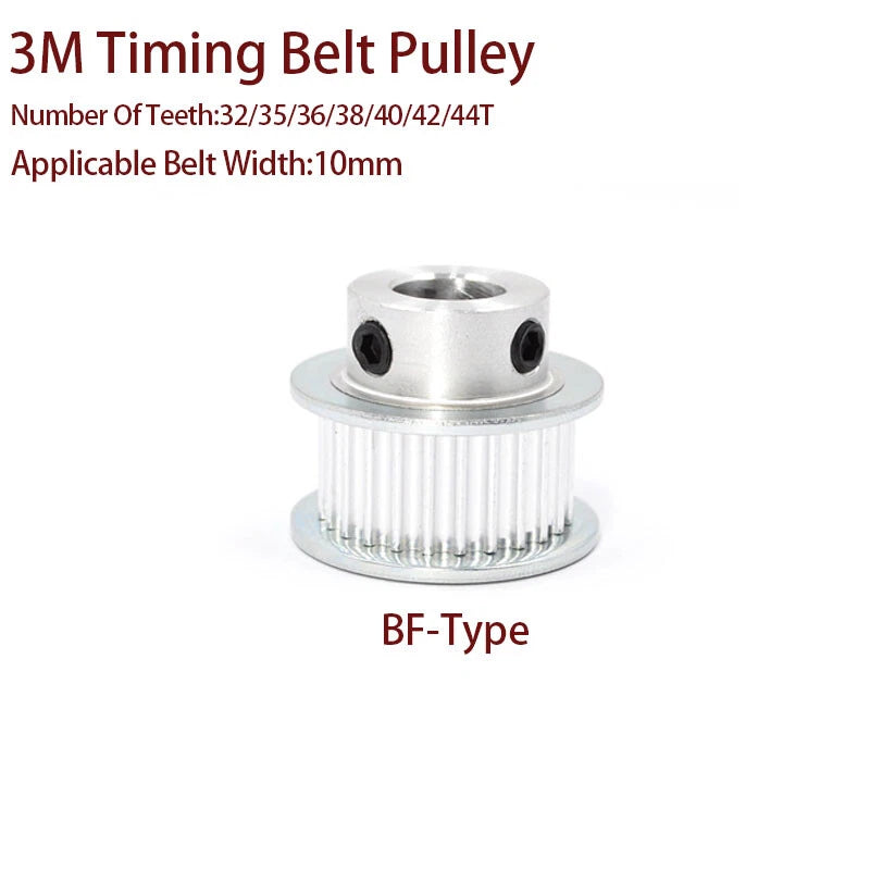 3M BF-Type Timing Belt Pulley Bore:5mm-20mm 32T~44T Applicable Belt Width:10mm