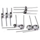Torsion Spring 3-9 Coil (10 pcs), 0.4mm Wire dia, 3 ~ 6mm OD, Left spring Steel
