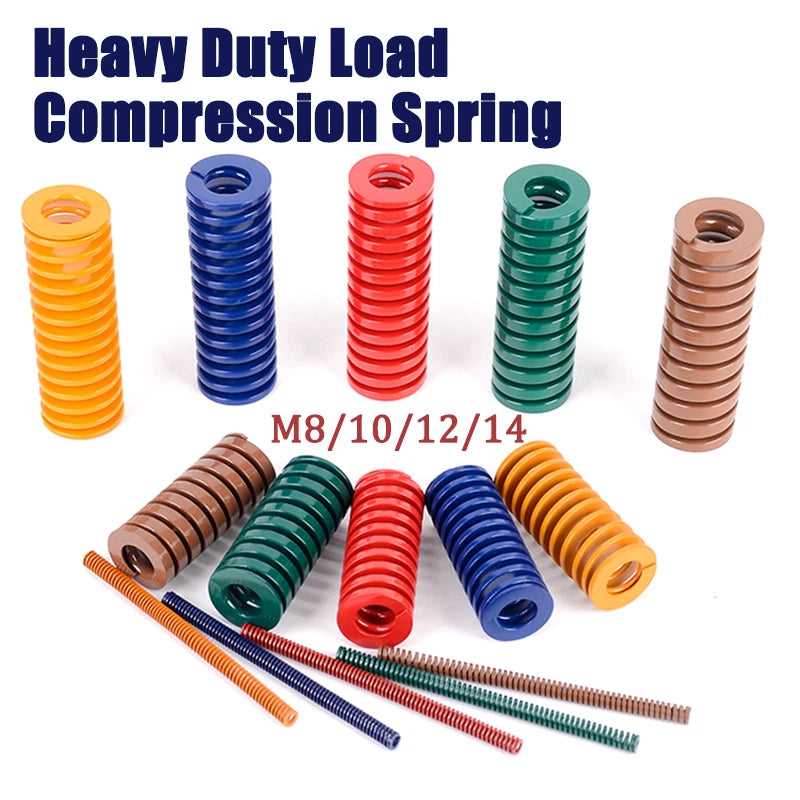 Heavy Duty Load Compression Spring Die Springs O.D:8/10/12/14mm Length:20-90mm