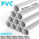White PVC Round Tube – Rigid Pipe | OD 20–315mm | Length 50–500mm