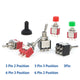 MTS 6mm Mini Toggle Switch – 3 & 6 Pin, 2 & 3 Position, On-Off / On-Off-On