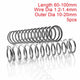60-100mm Compression Spring 1.2-1.4mm Wire 304 Stainless Steel Pressure Springs