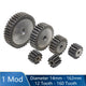 1 Mod Cylindrical Spur Gear 12-160 Tooth Diameter 14mm - 162mm 45# Carbon Steel