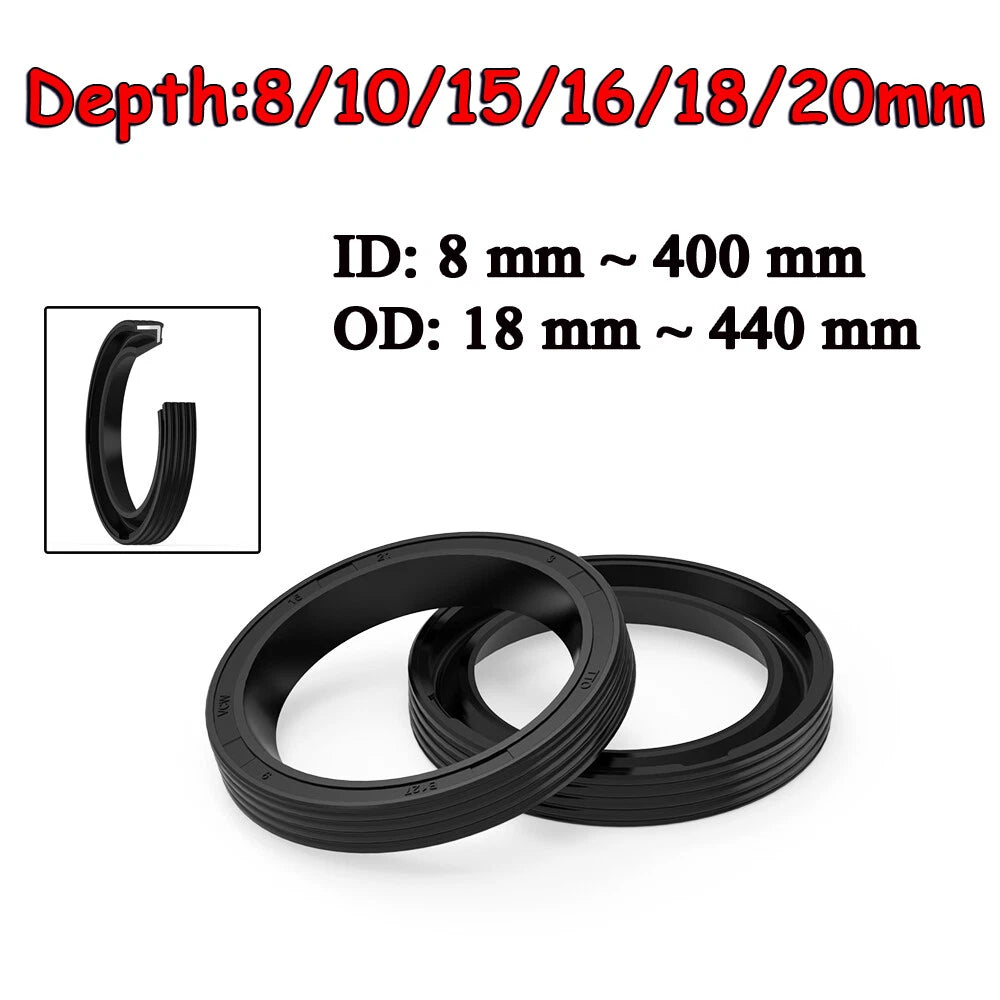 TC Oil Seal NBR Rotary Shaft Seal Shaft Double Lip Metric Size Rotary Shaft