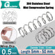 Compression Spring Wire Dia.0.5mm Length 5mm-50mm Small Stainless steel Springs