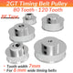 GT2 2GT 80T-120T Timing Belt Pulleys 5mm-25mm Bore with Steps for CNC 3D Printer