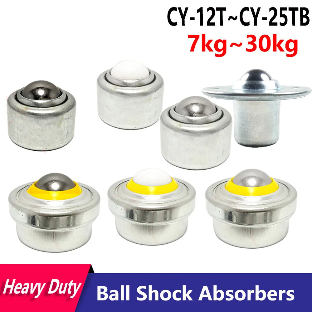 7-30Kg Ball Transfer Bearing Spring Shock Absorbers Unit Casters Conveyor Rolle
