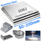 6061 Aluminum Sheet Plate — 1mm to 6mm Thick, Multiple Sizes