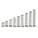 Stainless Steel Compression Springs 0.4mm Wire 5mm-50mm Long | Small DIY Springs