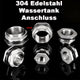 Water Tank Connector Outlet Hose Tap Adapter Fittings Joint 304 Stainless Steel