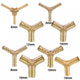 Brass Y-Piece 3-Way Reducer Joiner — Air Gas Fuel Water Pipe Fitting OD 4mm–19mm