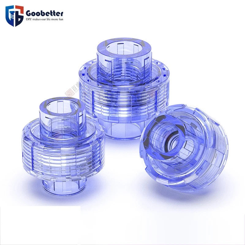 Transparent UPVC Union Fittings for Water Pipes - Quick Connect Coupling 20-63mm