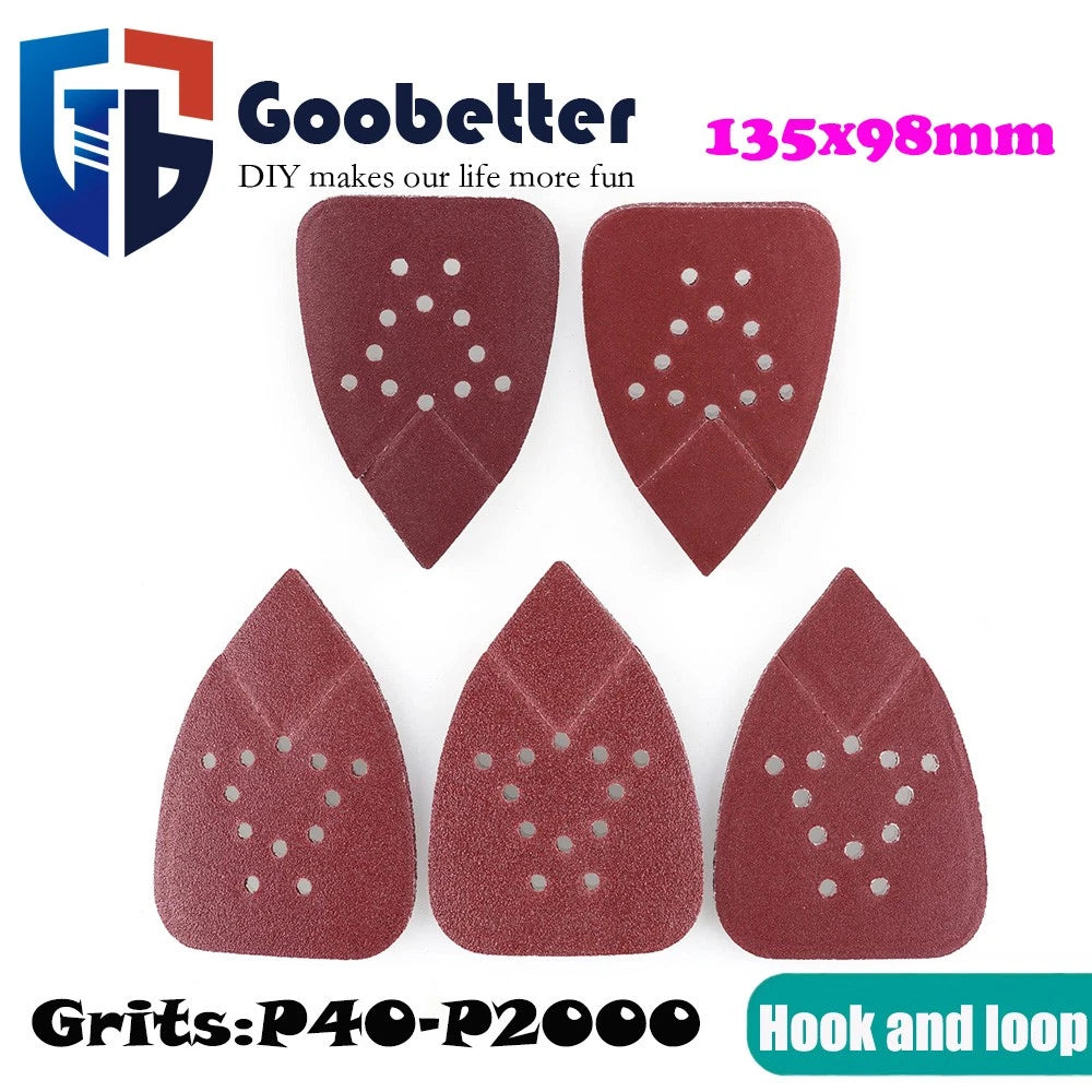 12 Holes Mouse Sandpaper Pad Sanding Discs for Black and Decker Mouse Sanders