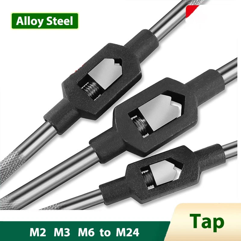 Tap Wrench Handle Alloy Steel Hand Taps Holder Tapping Wrench M2 M3 M6 to M24