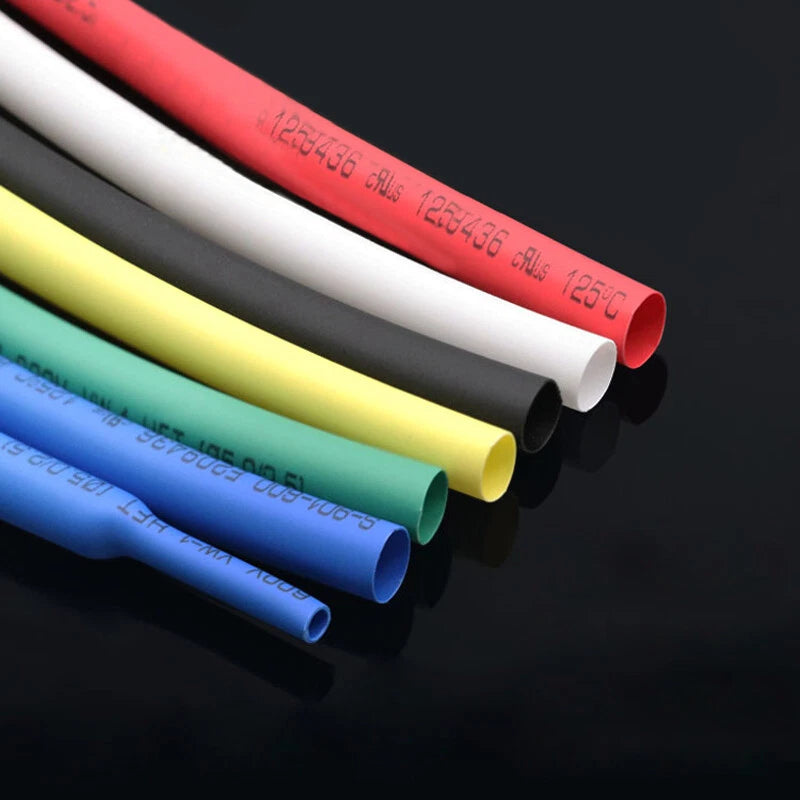 2:1 Heat Shrink Tubing – 0.6mm to 80mm, 7 Colors, 1M per Pack