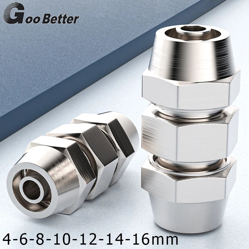 Stainless Steel Compression Coupling Fittings for Pipe — 4mm to 16mm