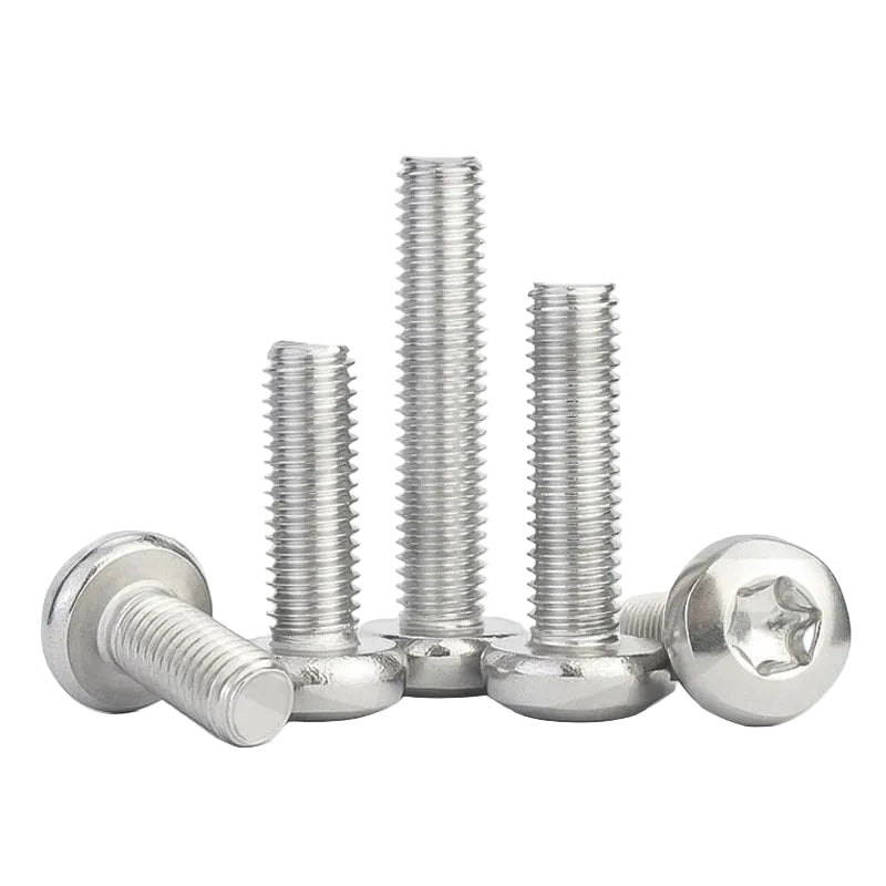 M1.6 M2 M3 M4 M5 M6 M8 M10 Torx Pan Head Machine Screws Bolts A2 Stainless Steel