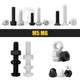 M5 M6 Nylon Screws & Nuts Set – Pan/Flat/Socket Cap Heads + Hex Nuts & Cap Nuts (PA66)