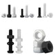 Nylon Machine Screws M2-M4 | Pan, Flat & Socket Cap Head + Hex Nut, Cap Nut Kit