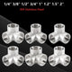 BSP Female 3-Way Tee Pipe Fitting – Stainless Steel 90° Corner Elbow