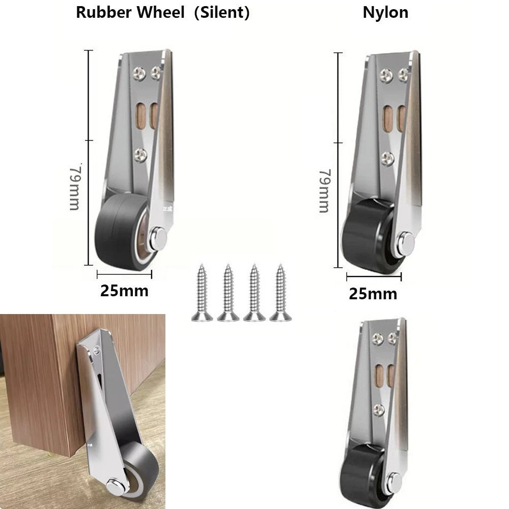 Silent Directional Roller Mobile Door Support Moving Wheel Gate Casters Pulley