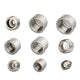 304 Stainless Steel BSP Blanking End Cap Pipe Fittings — Male & Female 1/4" to 1-1/2"