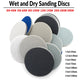 25-150mm Sponge Abrasive Sanding Discs Sandpaper 300-3000Grit Hook and Loop Pads