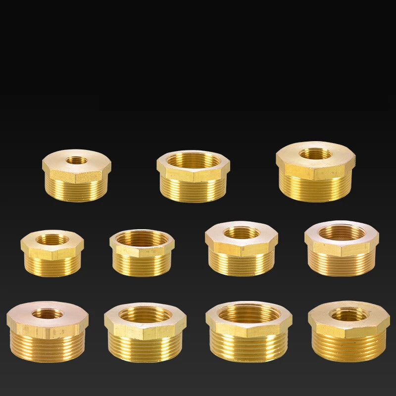 BSP Hex Reducer Bushing — Female to Male Thread Hose Fitting Connector (1/4" to 2")