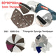 80*80*80mm Triangular Sponge Sandpaper Wet & dry Sanding Paper 300 -3000 grit