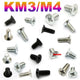 KM3/KM4 Phillips Flat Head Triangle Tooth Screws | Carbon Steel, Zinc or Nickel Coated