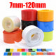 PVC Heat Shrink Tubing for RC Battery & 18650 Cells — 7mm to 120mm, Multicolor