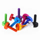 M5 M6 Knurled Thumb Screws Aluminum Alloy Multicolour Round Hand Grip Knob Bolts